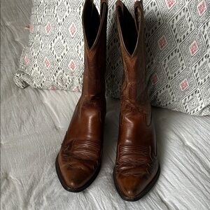Womens Brown Leather Western Boots